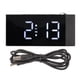 thumbnail image 1 of Reloj despertador digital de proyección Rotación de 180 grados Brillo Carga USB ajustable Reloj despertador LED para oficina Dormitorio Luz blanca, 1 of 5