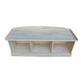 thumbnail image 4 of International Concepts Be-150 Bench with Storage, Ready To Finish, 4 of 10