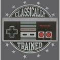 thumbnail image 2 of Men's Nintendo Classically Trained  Graphic Tee Charcoal Heather 3X Large, 2 of 5