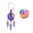 Rainbow, variant on Dreamcatcher Pendant Keepsake Cremation Jewelry for Ashes Urn Necklace Lockets Keyring for Human Ashes Pet Ashes Human Memorial Keychain