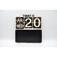 thumbnail image 1 of Black Today-Is Chalkboard Wood Calendar, 1 of 1