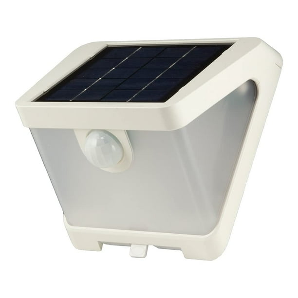 Luz de inundación LED solar de seguridad para exteriores, sensor de movimiento HALO