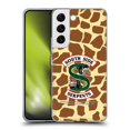 thumbnail image 1 of Head Case Designs Officially Licensed Riverdale South Side Serpents Giraffe Logo Soft Gel Case Compatible with Samsung Galaxy S22 5G, 1 of 7