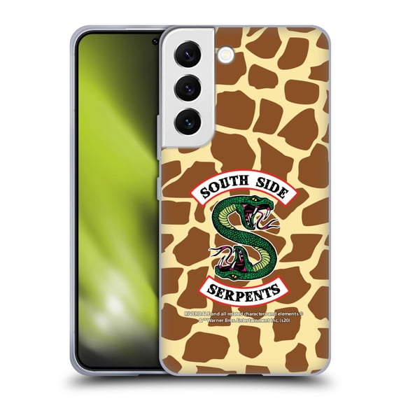 Head Case Designs Officially Licensed Riverdale South Side Serpents Giraffe Logo Soft Gel Case Compatible with Samsung Galaxy S22 5G