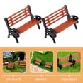 thumbnail image 3 of HINTRMENT 6 Pcs Chaise de Plage Miniature Multi PP Design Réaliste pour Jardin Miniature, 3 of 8