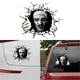 thumbnail image 1 of Etiqueta engomada de cristal transparente FLhrweasw 3D para decoración de ventana de coche Halloween, 1 of 9