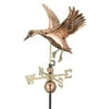 Good Directions Landing Duck Weathervane, Pure Copper - 19"L