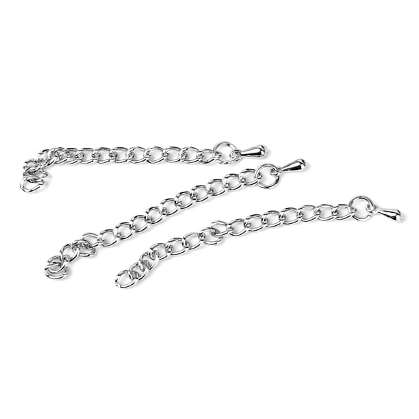10/20/50/100pc 50mm Colorido Collar Cadena De Extensión, 15 Colores Pulsera A Granel Cadenas