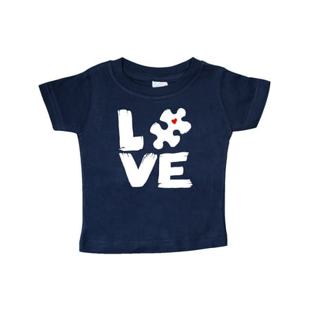 

Inktastic Autism Awareness Puzzle of Love Gift Baby Boy or Baby Girl T-Shirt