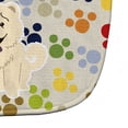thumbnail image 3 of Pawprints Chow Chow White Baby Bib, 3 of 3