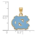 thumbnail image 2 of 925 Sterling Silver With GP LogoArt University of North Carolina Sm Enamel Pendant; for Adults and Teens; for Women and Men, 2 of 2