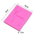 thumbnail image 4 of OFFIGAM Christmas Sika Deer Silicone Molds Cake Decorating Tools Baking Mold Chocolate Cookies Fondant Mold, 4 of 10