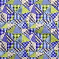thumbnail image 1 of oneOone Cotton Cambric Royal Blue Fabric Check Patchwork Diy Clothing Quilting Fabric Print Fabric By Yard 42 Inch Wide, 1 of 6