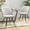 Ivy 02, variant on Andeworld Upholstered Dining Chairs Set of 2, Modern Armless Chairs for Kitchen, Dining Room Chairs, Living Room Accent Side Chairs Leisure Chair with Metal Legs Gray