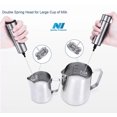 thumbnail image 5 of N1- Electric Milk Frother Powerful 22000 RPM Motor, High Quality Stainless Steel Drink Foamer Whisk Mixer Stirrer Coffee Eggbeater Cappuccino Latte Maker - New, 5 of 7