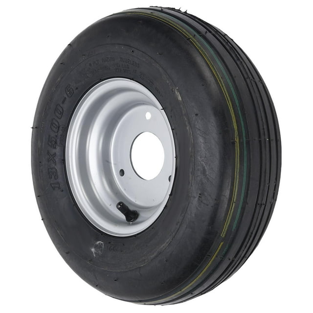 Quad Off Road ATV Tire 13x5.00 to 6 6in, High Grip, Prevent Puncture, Advanced Traction Technology, Matching Rim, for ATV UTV Quad Off Road