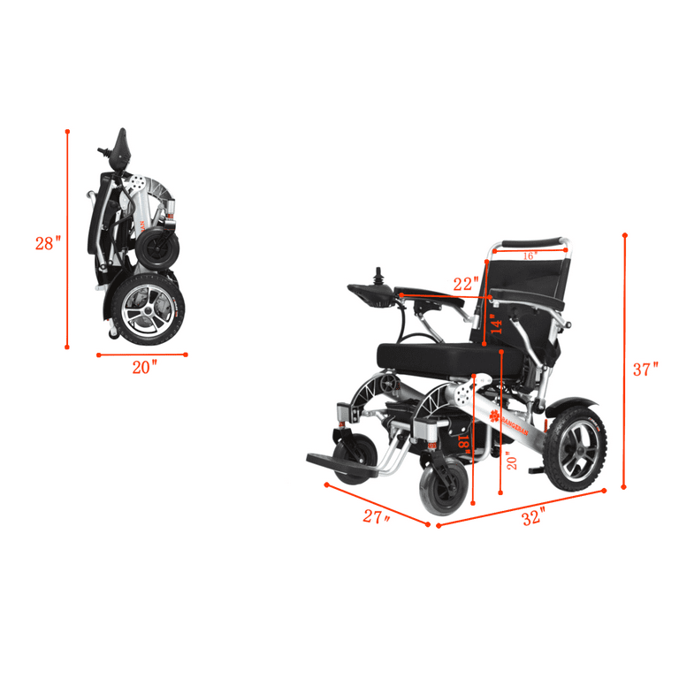 Scooter eléctrico en ruedas 4 para personas mayores y discapacitadas para  alquilar