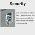 thumbnail image 4 of Adrian Steel CL1446R, Adjustable 3-Shelf Cabinet w/ Lock, 4 of 6