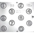thumbnail image 2 of 7001 "Numbers on Circle" Chocolate Candy Mold, 2 of 2