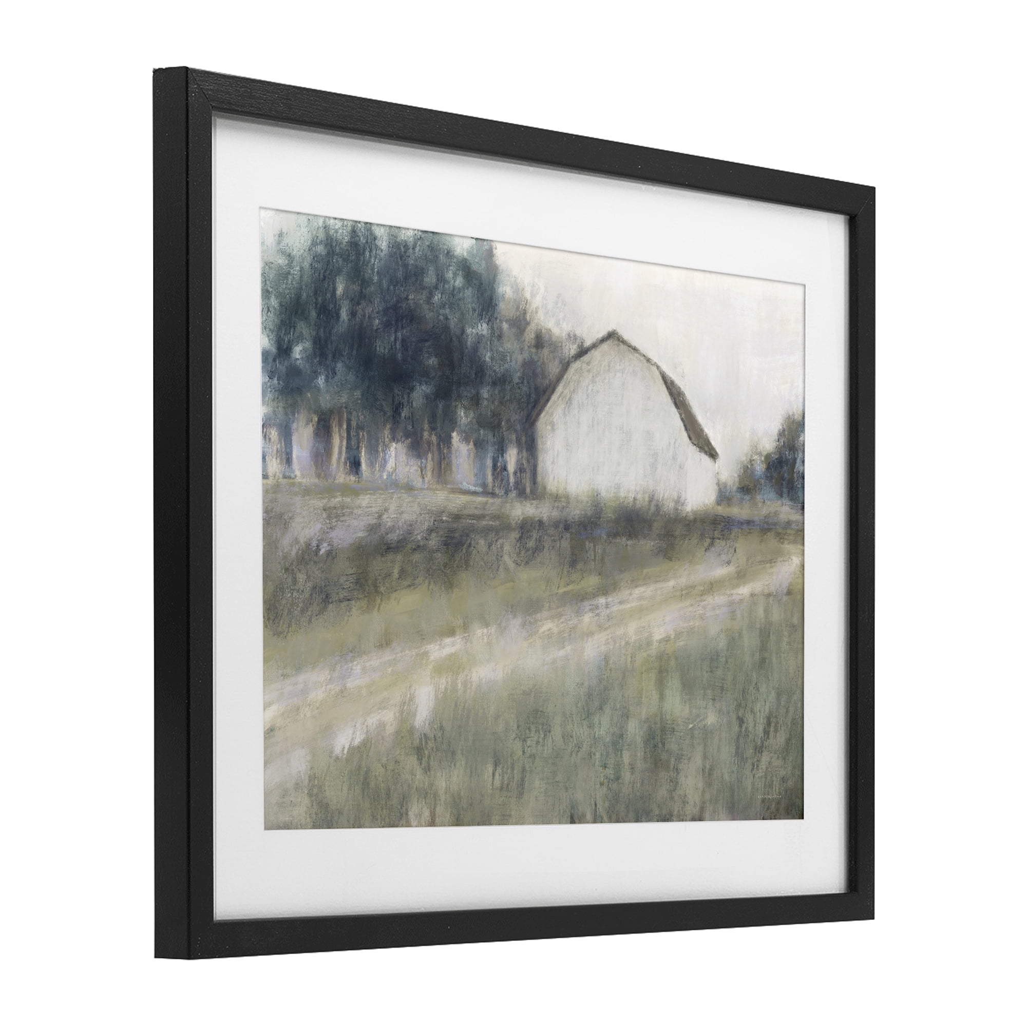 Stupell Industries Another Path Abstraction Black Framed Print Under Glass, design by Kamdon Kreations