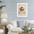 thumbnail image 3 of Stupell Industries Tropical Pufferfish Of Maritime Bathing Society White Framed Print Under Glass, 17 x 23, by Grotto Studios, 3 of 8