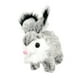 thumbnail image 1 of Conejito de peluche interactivo, mascota electrónica portátil, adorable y educativa Gris blanco, 1 of 9