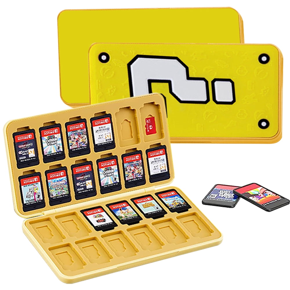 Étui de carte de jeu pour Nintendo Switch & Switch Oled Carte de jeu ou  cartes mémoire Micro SD, stockage de carte mémoire de jeu portable Switch  avec