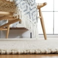 thumbnail image 4 of SAFAVIEH Casablanca Norman Diamond Wool Area Rug, Ivory/Grey, 8' x 10', 4 of 8