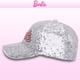 thumbnail image 4 of Gorra de béisbol Barbie a la moda para niñas, gorra de algodón rosa para niñas de 5 a 13 años, gorra ajustable con cierre a presión para el patio de recreo, viajes, uso diario, 4 of 5
