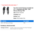thumbnail image 2 of Rear Strut and Coil Spring Assembly Set of 2 - Compatible with 2005 - 2007 Mercury Montego FWD 2006, 2 of 2