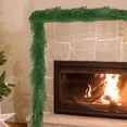 thumbnail image 4 of Christmas Garland for Decoration Home Indoor Outdoor, Realistic Pine Christmas Garland Artificial Real Touch Greenery Cedar Garland Mantel Window Table Holiday Thanksgiving Winter Xmas Decorations, 4 of 5