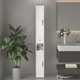 thumbnail image 2 of Jopath Bathroom Storage Cabinet Narrow Tall,67.51" Freestanding Cabinet Storage Tower with 2 Door for Small Spaces,Bathroom,White, 2 of 8