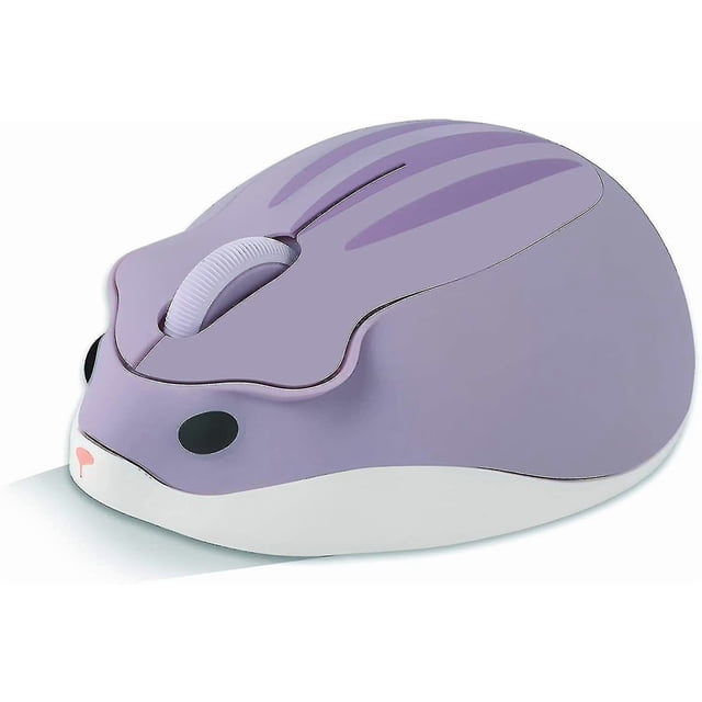 2.4g Wireless Mouse, Cute Animal Hamster Shape Silent Mouse, 1200dpi Portable Mobile Optical Mouse With Usb Receiver, 3 Buttons Cordless Mouse For Pc