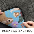 thumbnail image 6 of Basset Hound Dog and Flower Door Rugs,Washable Non Slip Door Mats Indoor,Decorative Door Mats,Entry Mat Indoor for Entrance,Bedroom,Kitchen,Bathroom,30"x17", 6 of 6