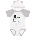 thumbnail image 3 of Inktastic Let it Snow Sassy Snowman in Top Hat Boys or Girls Baby Bodysuit, 3 of 5