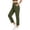 Army Green -AM14, variant on Trousers Women's Stretch Golf Trousers Sports Training Trousers Lightweight Fabric Trousers with Pockets Army Green L