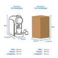 thumbnail image 4 of Combo Cafetera de Espreso T-fal Krups Genio S Para 2 Shots Programable Gris con 4 Vasos y 3 Cajas de Cápsulas Redención Virtual., 4 of 5