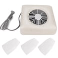 thumbnail image 1 of Nail Dust Collector - White Stripe, EU Plug 220V, 1 of 10
