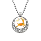thumbnail image 1 of Festival Navidad colorida Elk Lattice Collares Colgante Retro Moon Stars Jewelry Unbranded M, 1 of 3
