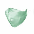 thumbnail image 2 of DALIX Exclusive Charmeuse Satin 3 Layer Face Mask in Ice Blue - S-M, 2 of 5