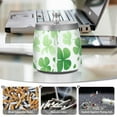 thumbnail image 5 of Lucky Grass Full Ashtray with Lid Smell Proof Cigarette Ashtray Stainless Steel Smokeless Ash Holder for Indoor Outdoor, 5 of 7
