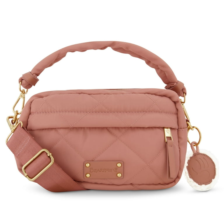 Olive & Hot Pink Crossbody Strap