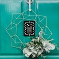 thumbnail image 3 of ANLEY No Soliciting Sign for Home and Business 6" x 4.5", Do Not Ring The Bell - Modern Design for Indoor and Outdoor Use, 3 of 7