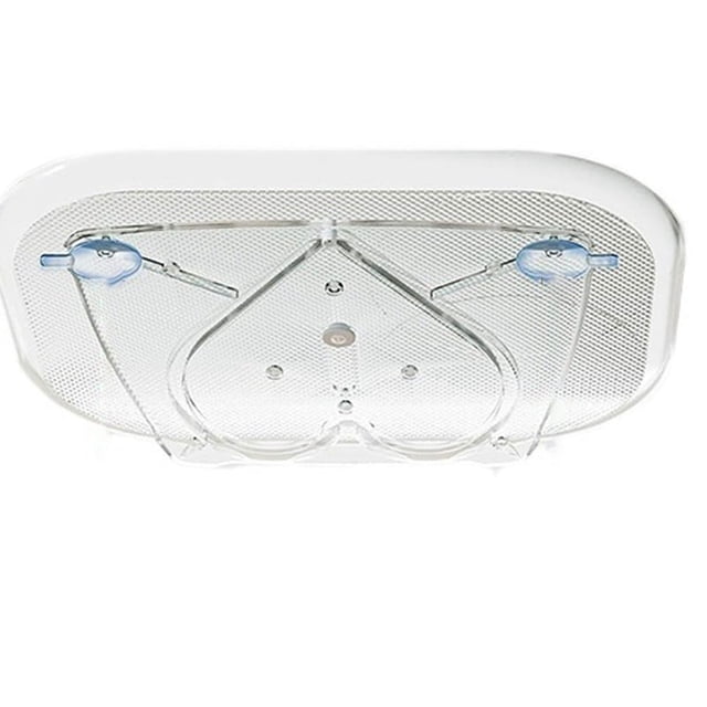Bandeja de almacenamiento para refrigerador, giratoria 360 grados, antideslizante, organizador para congelador, contenedor de almacenamiento para frutas y verduras, cocina