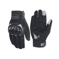 thumbnail image 1 of Guantes Con Proteccion Motociclista Anti Derrape Táctil Negro XL, 1 of 3