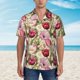 thumbnail image 2 of Balery Tulips Flowers Camisas hawaianas de manga corta para hombre, camisas playeras de corte holgado, camisas de vacaciones con botones,Small, 2 of 7