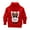 Red, variant on Kids Sweater Childrens Fashion Owl Loose Sweater With Collar Long Sleeve Round Neck Top/Shirt