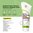 thumbnail image 6 of Piel del Sol Acne Foaming Wash Cleanser Benzoyl Peroxide Acne Treatment Fragrance-Free, 8.4 Fl Oz (Pack of 1), 6 of 7