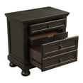 thumbnail image 6 of Casual Transitional Design Eastern King Platform Bed Nightstands 3pc Brown Bedroom Set Wooden Bedroom Furniture, 6 of 7