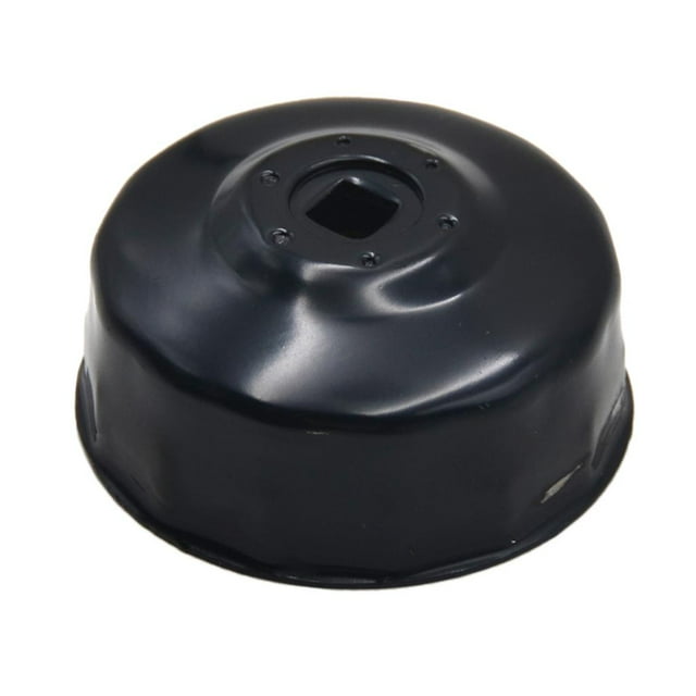 1 pieza de material acero negro 74mm 14 flauta de de aceite llave de herramienta de extracción de enchufe para BMW motocicleta K75 Yotijar Llave giratoria de aceite de coche
